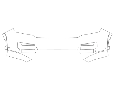 2023 JEEP WAGONEER SERIES II BUMPER WITH SENSORS