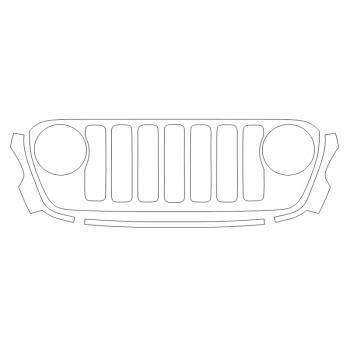 2023 JEEP WRANGLER FREEDOM GRILL