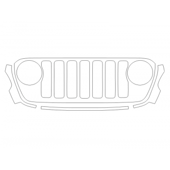 2023 JEEP WRANGLER 4XE WILLYS GRILL