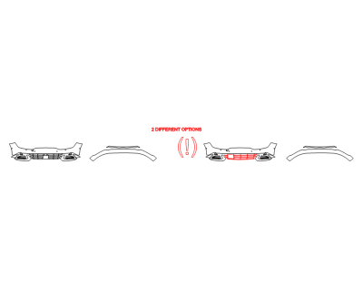 2023 KIA SPORTAGE LX BUMPER (MULTI PIECE)WITH SENSORS