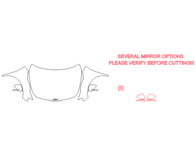 2023 KIA SPORTAGE X-PRO FULL HOOD FENDERS MIRRORS(WRAPPED EDGES)