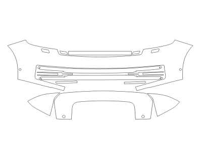 2025 LAND ROVER RANGE ROVER SE BUMPER WITH SENSORS