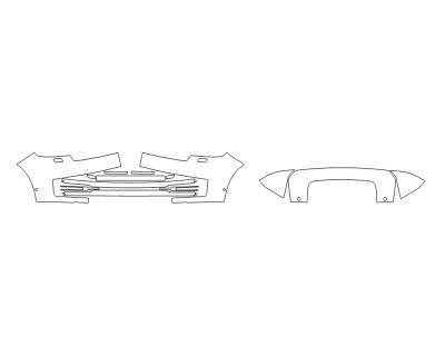 2025 LAND ROVER RANGE ROVER SV BUMPER (MULTI PIECE)WITH SENSORS