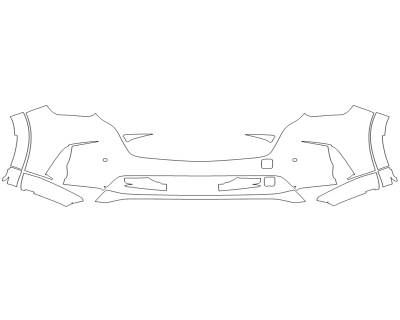 2023 MAZDA CX-90 S BUMPER WITH SENSORS