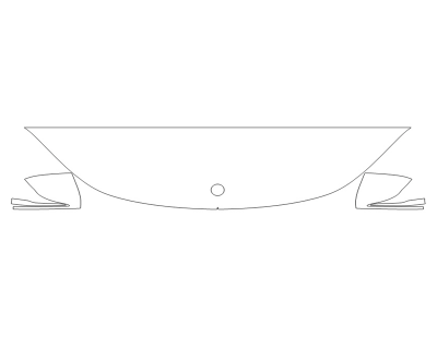 2023 MERCEDES EQS-CLASS SUV 450+ HOOD FENDERS MIRRORS 18 INCH (WRAPPED EDGES)