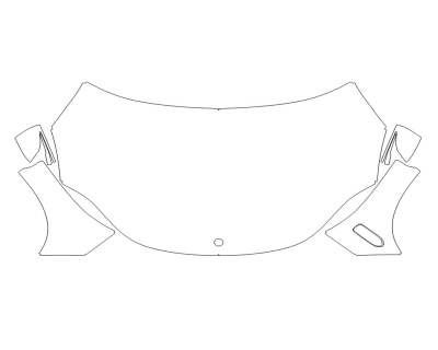 2023 MERCEDES EQS-CLASS SUV 450+ FULL HOOD FENDERS MIRRORS(WRAPPED EDGES)