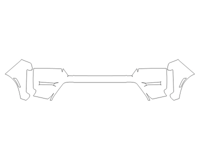 2023 NISSAN FRONTIER PRO 4X BUMPER (MULTI PIECE)