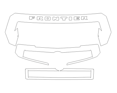 2024 NISSAN FRONTIER PRO 4X GRILL