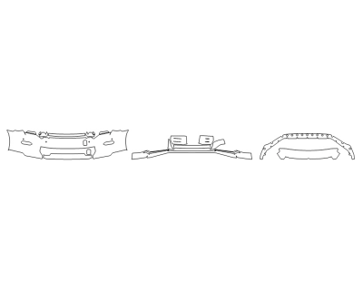 2023 NISSAN GT-R T-SPEC BUMPER (MULTI PIECE)WITH SENSORS