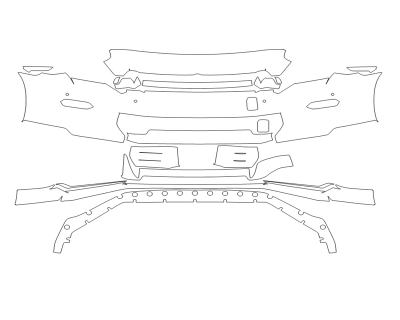 2023 NISSAN GT-R T-SPEC BUMPER WITH SENSORS