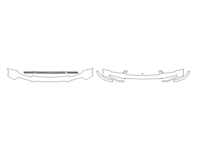 2023 PORSCHE CAYENNE E-HYBRID BUMPER