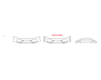 2023 PORSCHE CAYENNE E-HYBRID BUMPER (MULTI PIECE) SPORT DESIGN