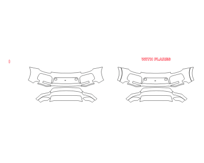 2023 PORSCHE CAYENNE E-HYBRID BUMPER SPORT DESIGN