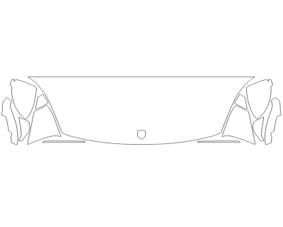 2023 PORSCHE CAYENNE E-HYBRID HOOD FENDERS MIRRORS 24 INCH  SPORT DESIGN