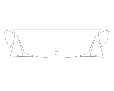 2023 PORSCHE CAYENNE E-HYBRID HOOD FENDERS MIRRORS 24 INCH (WRAPPED EDGES)