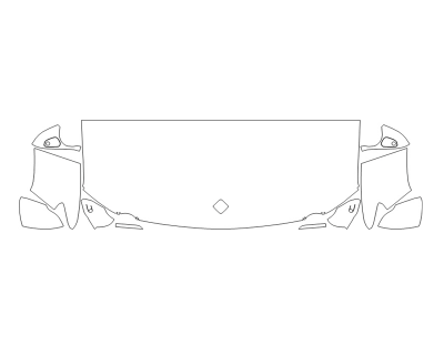 2024 RIVIAN R1S ADVENTURE HOOD FENDERS MIRRORS 30 IN(WRAPPED EDGES)