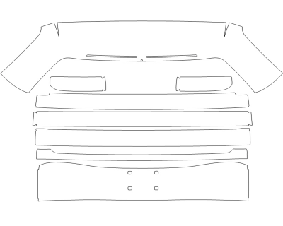 2024 RIVIAN R1S ADVENTURE REAR HATCH NO EMBLEMS