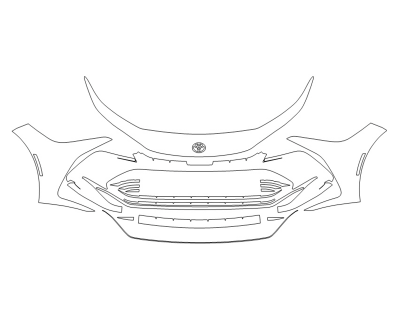 2023 TOYOTA CROWN LIMITED BUMPER