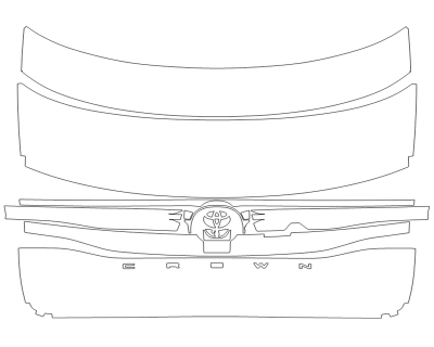 2023 TOYOTA CROWN XLE TRUNK