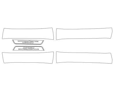 2023 TOYOTA GRAND HIGHLANDER PLATINUM DOOR SILLS