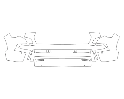 2023 TOYOTA SEQUOIA CAPSTONE BUMPER WITH SENSORS