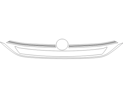 2023 VOLKSWAGEN JETTA COMFORTLINE GRILL