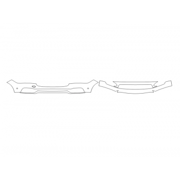 2023 VOLVO S90 ULTIMATE BUMPER (MULTI PIECE)WITH SENSORS