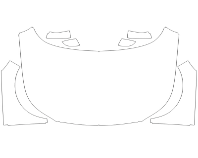 2023 VOLVO XC 40 RECHARGE PLUS FULL HOOD FENDERS MIRRORS(WRAPPED EDGES)