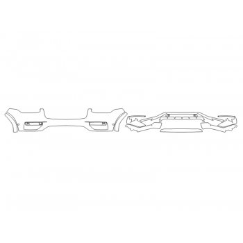 2023 VOLVO XC90 CORE BUMPER (MULTI PIECE)WITH SENSORS