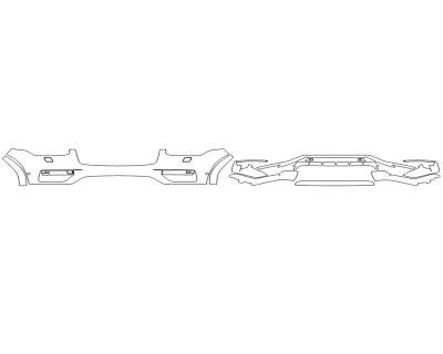 2023 VOLVO XC90 CORE BUMPER (MULTI PIECE) WASHERSWITH SENSORS