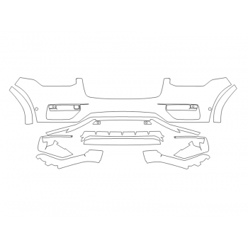 2023 VOLVO XC90 CORE BUMPER WITH SENSORS