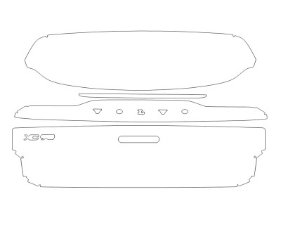 2023 VOLVO XC90 CORE REAR HATCH W/EMBLEMS