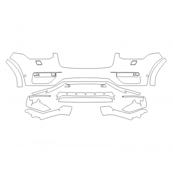 2023 VOLVO XC90 PLUS BUMPER WASHERSWITH SENSORS