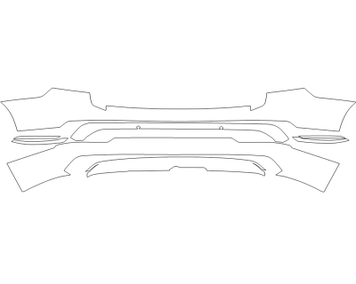 2023 VOLVO XC90 PLUS REAR BUMPER