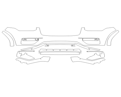 2023 VOLVO XC90 ULTIMATE BUMPER