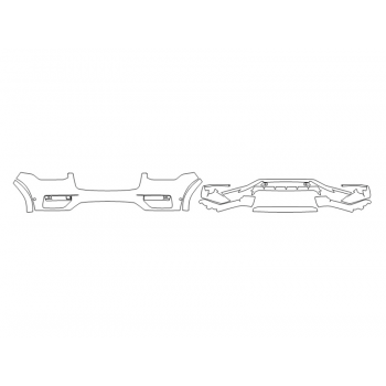 2023 VOLVO XC90 ULTIMATE BUMPER (MULTI PIECE)WITH SENSORS