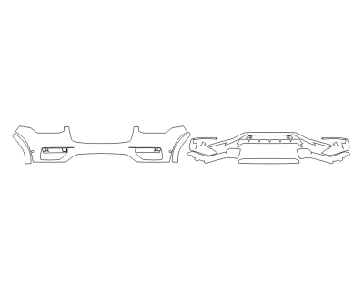 2023 VOLVO XC90 ULTIMATE BUMPER (MULTI PIECE)WITH SENSORS