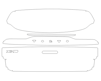 2023 VOLVO XC90 ULTIMATE REAR HATCH W/EMBLEMS